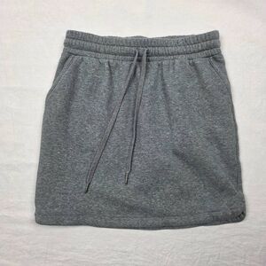 Maurices Gray Sweat Skirt XS Drawstring Casual